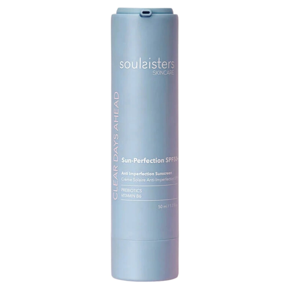 Soulsisters Clear Days Ahead Sun-Perfection Ecran Solaire Anti-Imperfections Spf50+ – 50ml