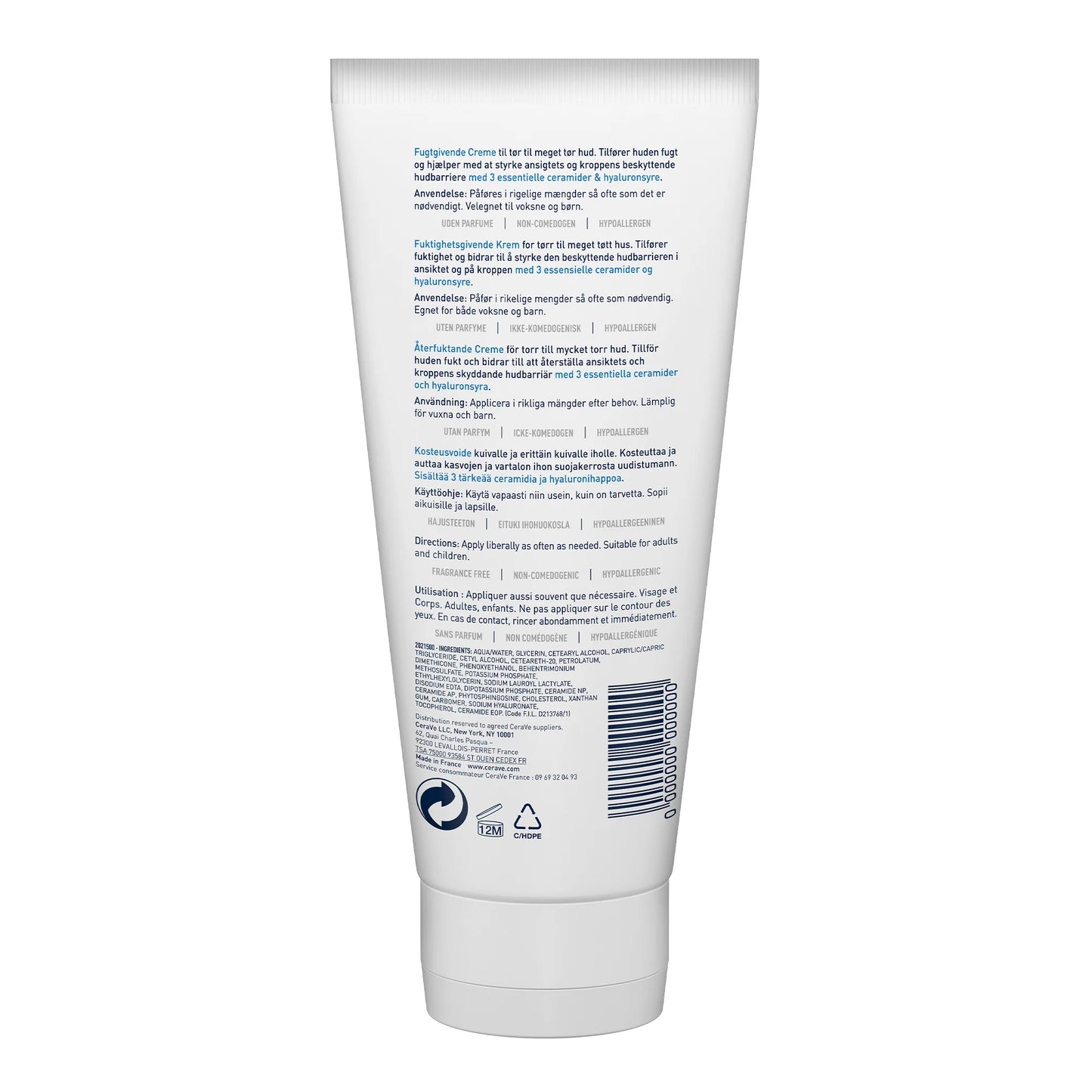 CERAVE BAUME HYDRATANT NOURRISSANT PEAU SÈCHE À TRÈS SÈCHE 177ML